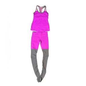 ALO set Yoga Pink Leggings
